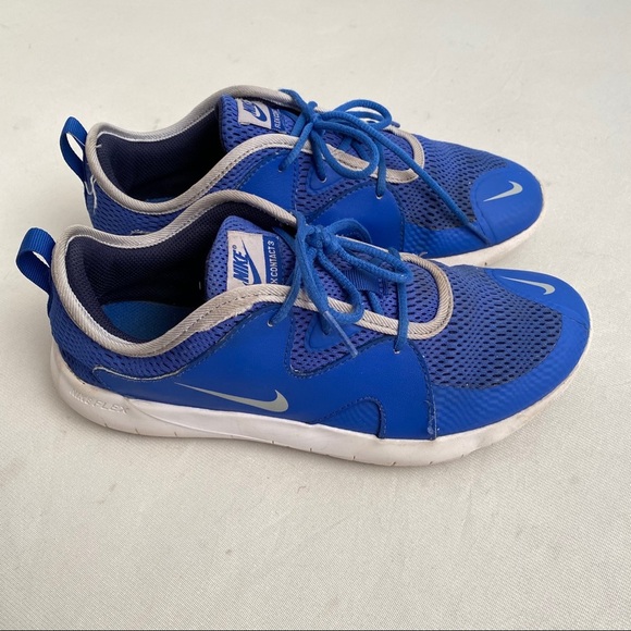 Nike Flex Contact 3 blue athletic sneakers 5.5Y - Picture 2 of 6